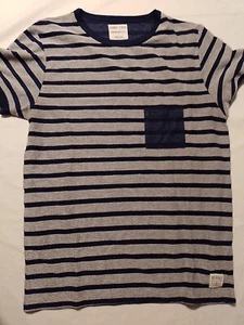 Men's T Shirt Nanny State Size M Striped Blue 18545 - Picture 1 of 10