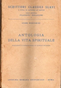 ANTOLOGIA DELLA VITA SPIRITUALE ADAMO MICKIEWCZ AURELIO PALMIERI 1930 (YA463) - Picture 1 of 1