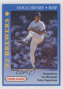 1993 Milwaukee Brewers Police Waukesha Police Doug Henry