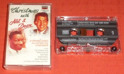 NAT KING COLE & DEAN MARTIN - UK CASSETTE TAPE - CHRISTMAS WITH NAT & DEAN - Image 1 of 4