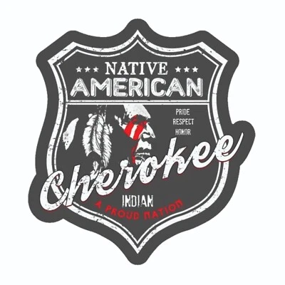 Native American Cherokee Nation  Sticker Decal Bumper Sticker - Image 1 of 2