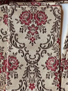 NEW! 8 FLORAL Metallic Dinner NAPKINS Elegant NWOT! Flower W C Designs - Picture 1 of 12