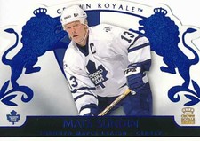 2002-03 Crown Royale BLUE #93 MATS SUNDIN - Toronto Maple Leafs