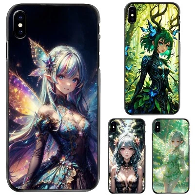 Fundas de teléfono para iPhone SE4 16E XS XR Max 6 7 8 Plus Ninfa Princesa Bosque de hadas Foto 1 de 4
