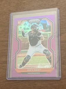 2021 Panini Purple Prizm Parallel #78 Joey Bart SF Giants Rookie RC - Bild 1 von 2