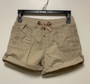 Justice Draw String Khaki Shorts w/ Pockets - Size 16R - Picture 1 of 3