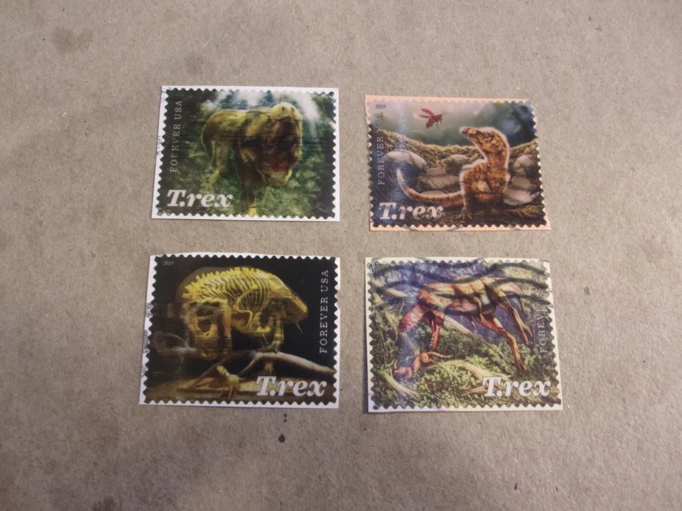 USA Used, 2019 issue Trex, (Set of 4) Scott#5410-13. - Image 1 of 1