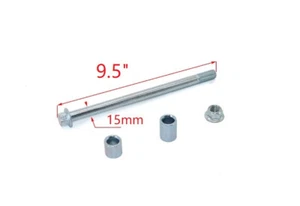 EJE 15MM 9.5" 240MM PARA MOTO DE CROSS PIT CHINA AX19 - Imagen 1 de 2