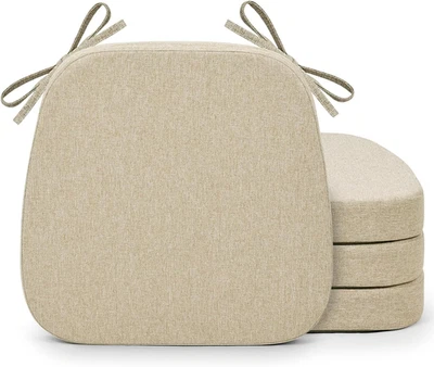 Kitchen Chair Cushions Set of 4, Non-Slip Dining Chair Cushions with Detachable - Image 1 of 4