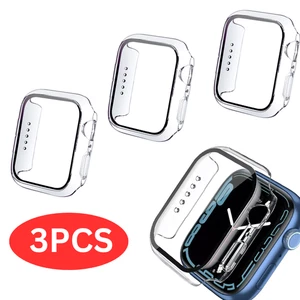 3pcs Screen Protector Case for Apple Watch Series 10 9 8 7 6 5 4 3 2 1 SE Ultra - Picture 1 of 19