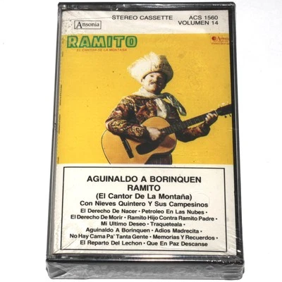 Ramito El Cantor De La Montaña - Aguinaldo A Borinquen Cassette Tape NEW SEALED - Image 1 of 4