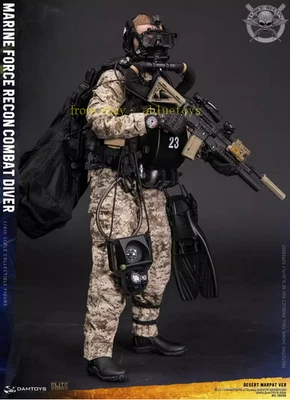 Figura de acción Damtoys 1/6 78056 Marine Force Recon Combat Diver en stock coleccionar Foto 1 de 4