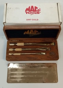 MAC TOOLS GOLD PLATED COLLECTORS COLLECTORS CLUB CHISEL SET 1997 - Picture 1 of 18