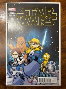 ✨Star Wars #1 Skottie Young Variant Marvel Comics 2015 1st Print Premier Issue - Picture 1 of 2