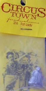 Circus Town 216 HO Scale Fat Lady Unpainted Metal Figure - Picture 1 of 1
