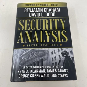 CD INCLUDED Security Analysis Sixth Edition Foreword by Warren Buffett - Imagen 1 de 4