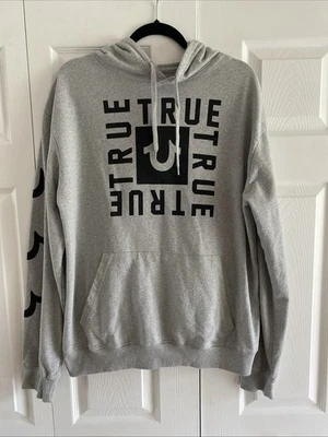 True Religion Womens XL Spellout Graphic Hoodie - Image 1 of 4