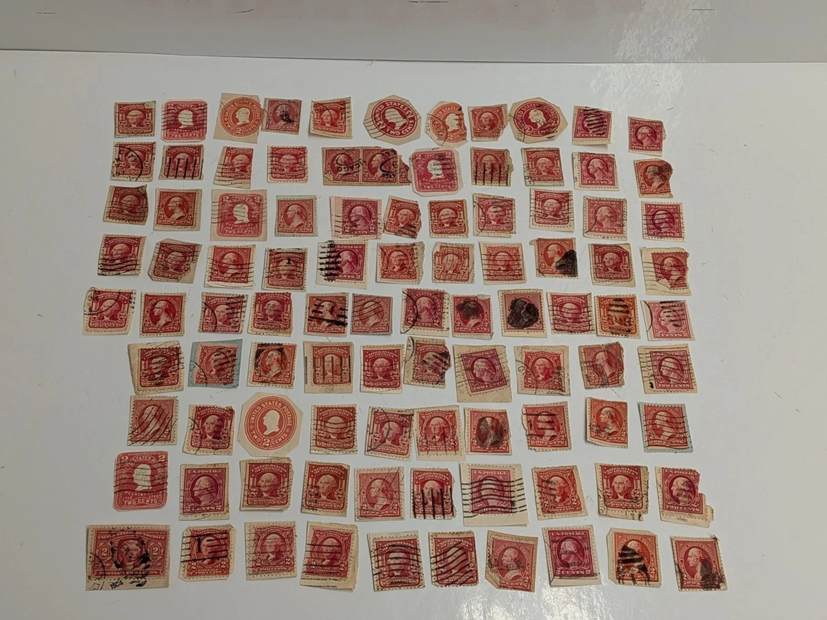 Handstamped 2 Cent Washington Used US Stamps (1901-Now) for sale