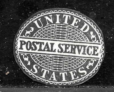 HICK GIRL-OLD MINT U.S. OFFICIAL ENVELOPES SC#UO14  1877 POSTAL SER VICE   X6348 - Image 1 of 2