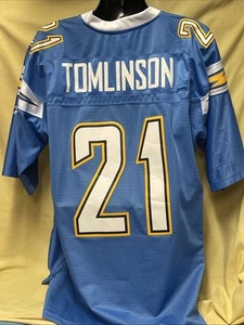 SAN DIEGO CHARGERS LaDainian Tomlinson Size XL Reebok Vintage Authentic Jersey - Picture 1 of 9