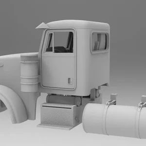 1/25 resin 3d printed Peterbilt 367 day cab designed by Alfa Centauri Trucks - Picture 1 of 7
