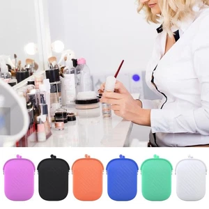 Silicone Cosmetic Bag Multi-use Coin Purse Portable Storage Pouch - Picture 1 of 17
