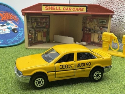Majorette Audi 90 Yellow France No. 239 1990 Vintage Series 200 - Image 1 of 4