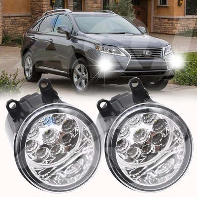 Pair Front Fog Lights Bumper Lamps Left & Right Side For Lexus RX350 2008-2014 Foto 1 de 4