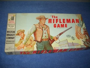 Vintage 1959 The Rifleman Game Milton Bradley Board Game Pieces Sealed Complete - Picture 1 of 6