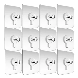 50 Pcs Photo Frame Fixing Stickers Hooks for Picture Hanging Adhesive - Picture 1 of 12