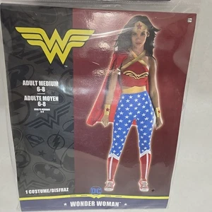 Wonder Woman Kostüm für Erwachsene #594 Medium 10-12 Halloween Cosplay - Bild 1 von 13