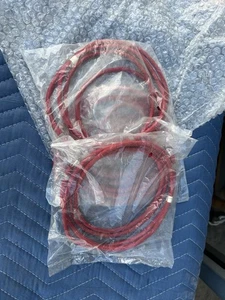 Antikes Telefon, Telefonzentrale rot stoffüberzogener Draht. New old stock. - Bild 1 von 6