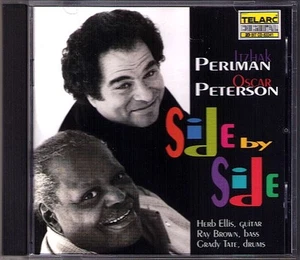 Itzhak PERLMAN & Oscar PETERSON: SIDE BY SIDE Dark Eyes Blue Skies Telarc CD - Picture 1 of 1