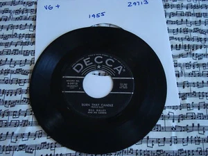 45 RPM: Bill Haley Comets Burn That Candle 29713 VG+ - Picture 1 of 1
