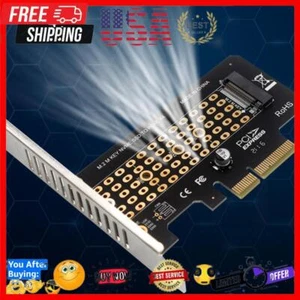 M.2 NVMe To PCIe 4.0 X4 Adapter Up To 32Gbps Convenient Reusable for Desktop PC - Afbeelding 1 van 18
