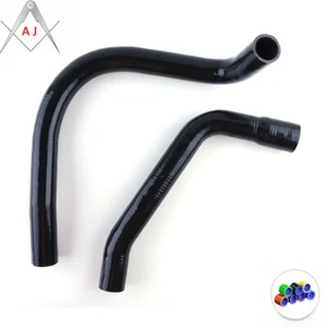 Black For CHEVY CAMARO/FIREBIRD T/A V8 67-69 Silicone Radiator Coolant Hose Kit - Picture 1 of 5