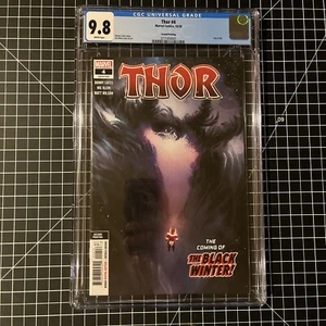 🔥Thor #4 Seconda Stampa CGC 9.8 | 1° Copertina App Nero Inverno | Donny Cates 🔥 - Foto 1 di 14