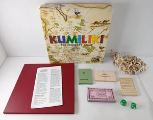 KUMILIKI Kenyan Monopoly Board Game With Hand-Carved Soapstone Pieces COMPLETE! - Picture 1 of 23