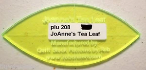 QUILTING 4-1/4" Leaf can use for Woodworking patterns & design 1/8" Thickness - Picture 1 of 1
