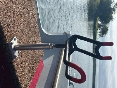 Heavy duty stainless steel catfish, crappie and walleye rod holder extensions. - Image 1 of 4