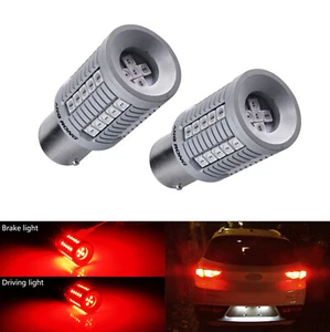 2x 1157 BAY15d LED Tail Stop Brake Light Bulb For Peugeot 3008 407 308 Boxer RCZ - Picture 1 of 12
