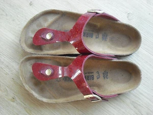 Birkenstock Gizeh 36 normal Magic Snake Bordeaux, nur 1x getragen, neuwertiger Z - Bild 1 von 4