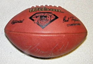 VINTAGE 1994 BUFFALO BILLS GAME USED FOOTBALL SIGNED AUTOGRAPHED BRUCE SMITH JSA - Picture 1 of 10