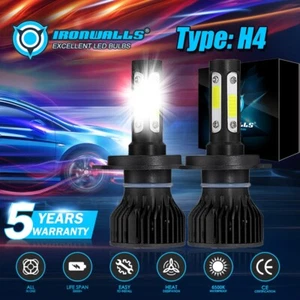 For Honda CRV CR-V 2007 2008 2009-2014 4-Sided LED Headlight High&Low Beam Bulbs - Picture 1 of 12