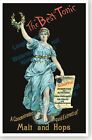 The Best Tonic Pabst Brewing Phil Best Co Malt And Hops Victorian Bar Decor Poster