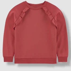 $70 Molo Kids Girls Pink Long Sleeve Milano Jersey Pullover Sweatshirt Size 4 - Picture 1 of 1