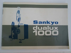 INSTRUCTION MANUAL SANKYO DUALUX 1000 - 21 PAGES - VERY ILLUSTRATED WITH PHOTOS - Picture 1 of 3