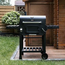 CosmoGrill Barbecue BBQ Outdoor Charcoal Smoker Portable Grill Garden 124x66x114