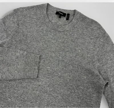 Suéter tejido cachemir cuello redondo gris Theory peso medio ciudad neutro para hombre L Foto 1 de 4