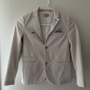 SERGENT MAJOR Boys Cream Blazer - Size 10 ANS/ 140 CM - SOOO Cute! - Picture 1 of 7